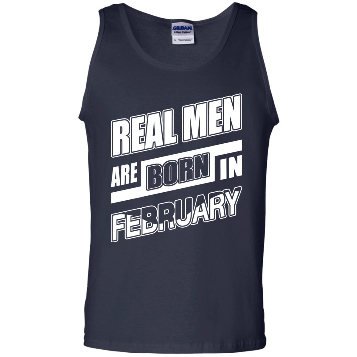 Real Men Are Born In February T-Shirt & Hoodie | Teecentury.com