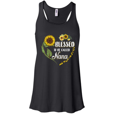 Blessed To Be Called Nana Sunflower Mothers Day Gift T-Shirt & Tank Top | Teecentury.com