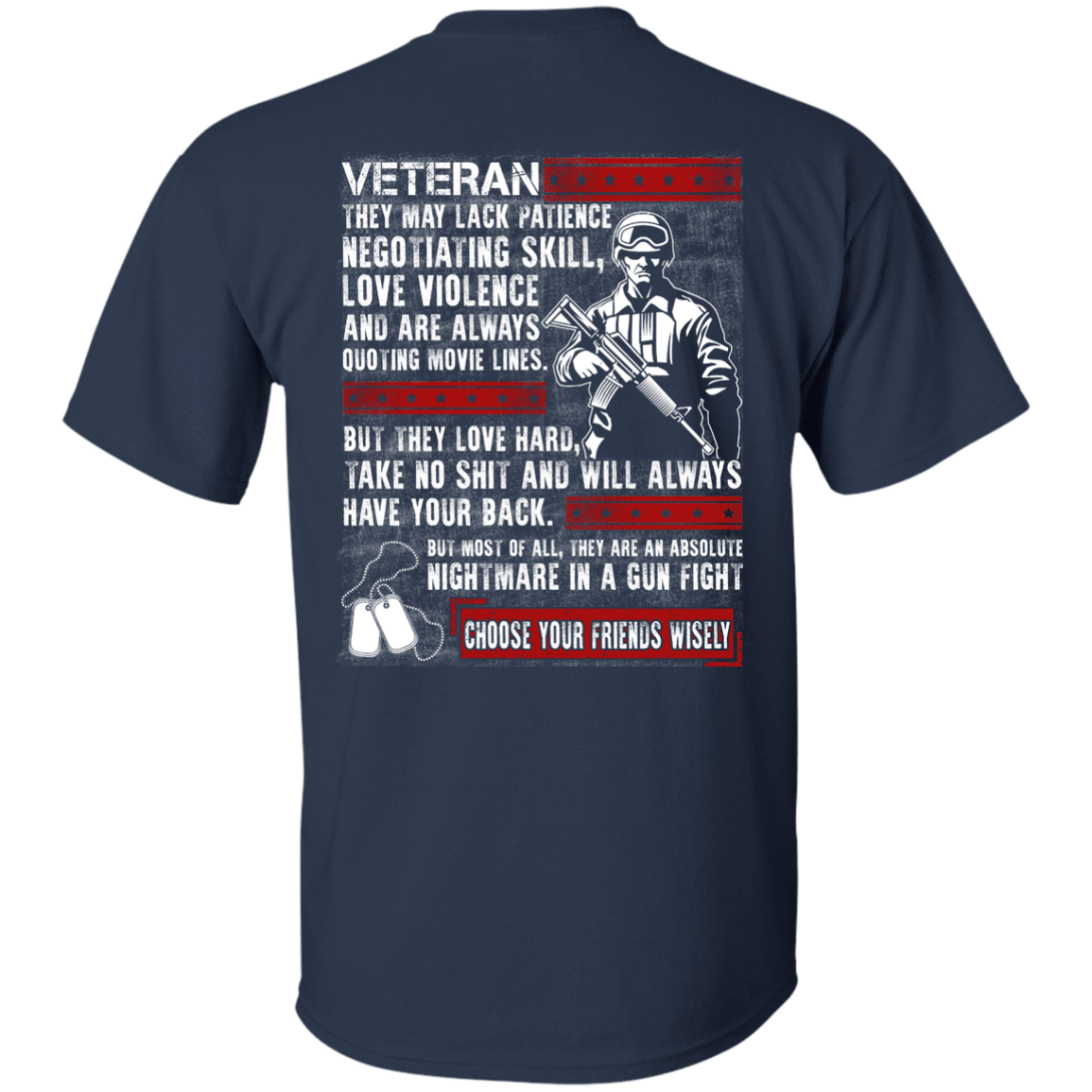 Veteran They May Lack Patience T-Shirt & Hoodie | Teecentury.com