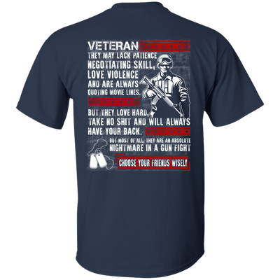 Veteran They May Lack Patience T-Shirt & Hoodie | Teecentury.com
