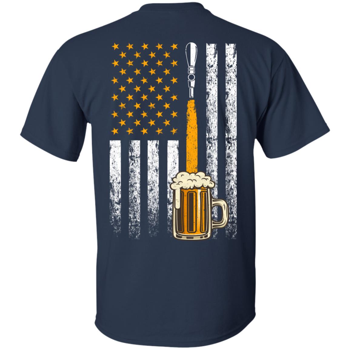 Craft Beer American Flag USA T-Shirt & Hoodie | Teecentury.com
