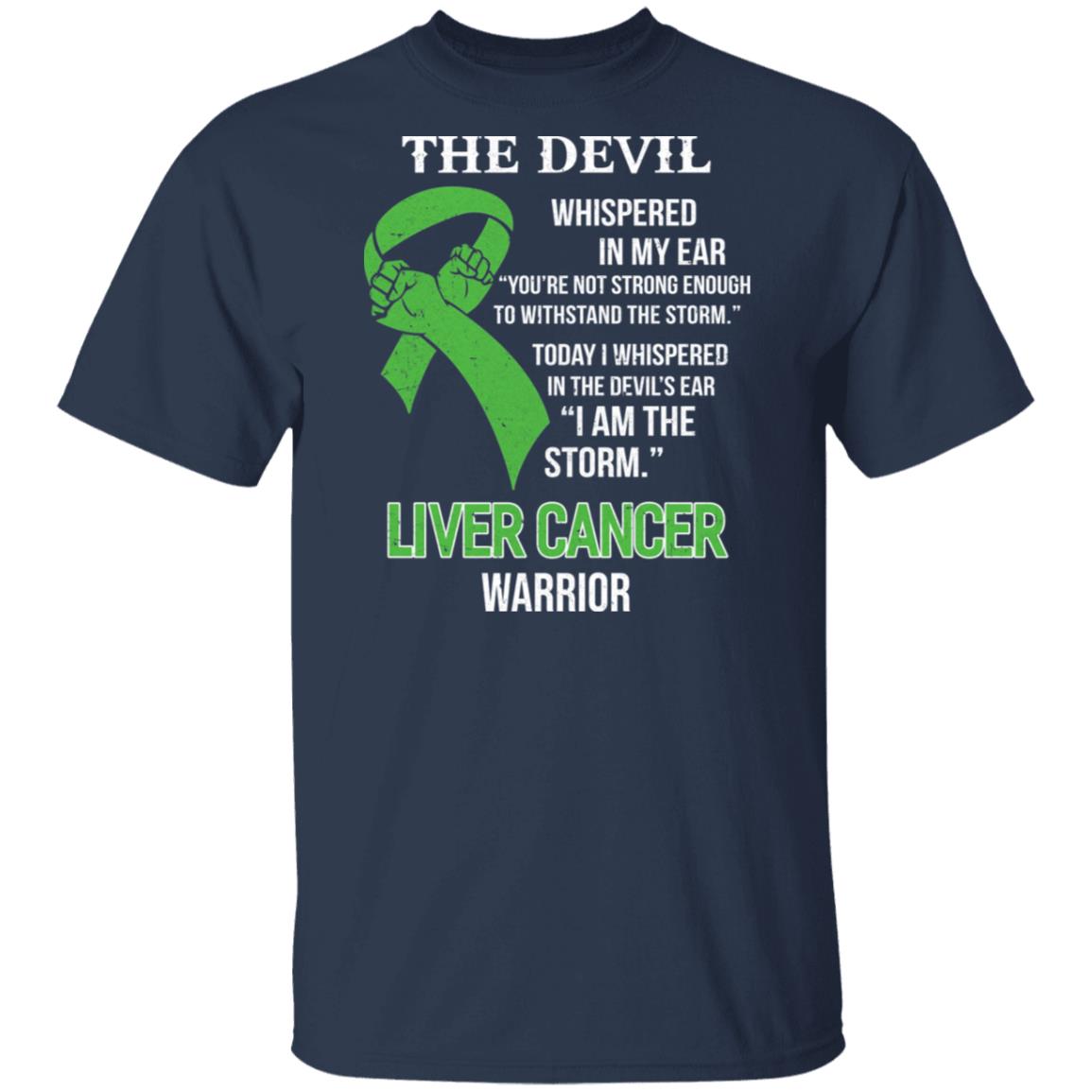 I Am The Storm Support Liver Cancer Awareness T-Shirt & Hoodie | Teecentury.com