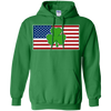 Shamrock Ireland USA Irish American Flag Gift T-Shirt & Hoodie | Teecentury.com