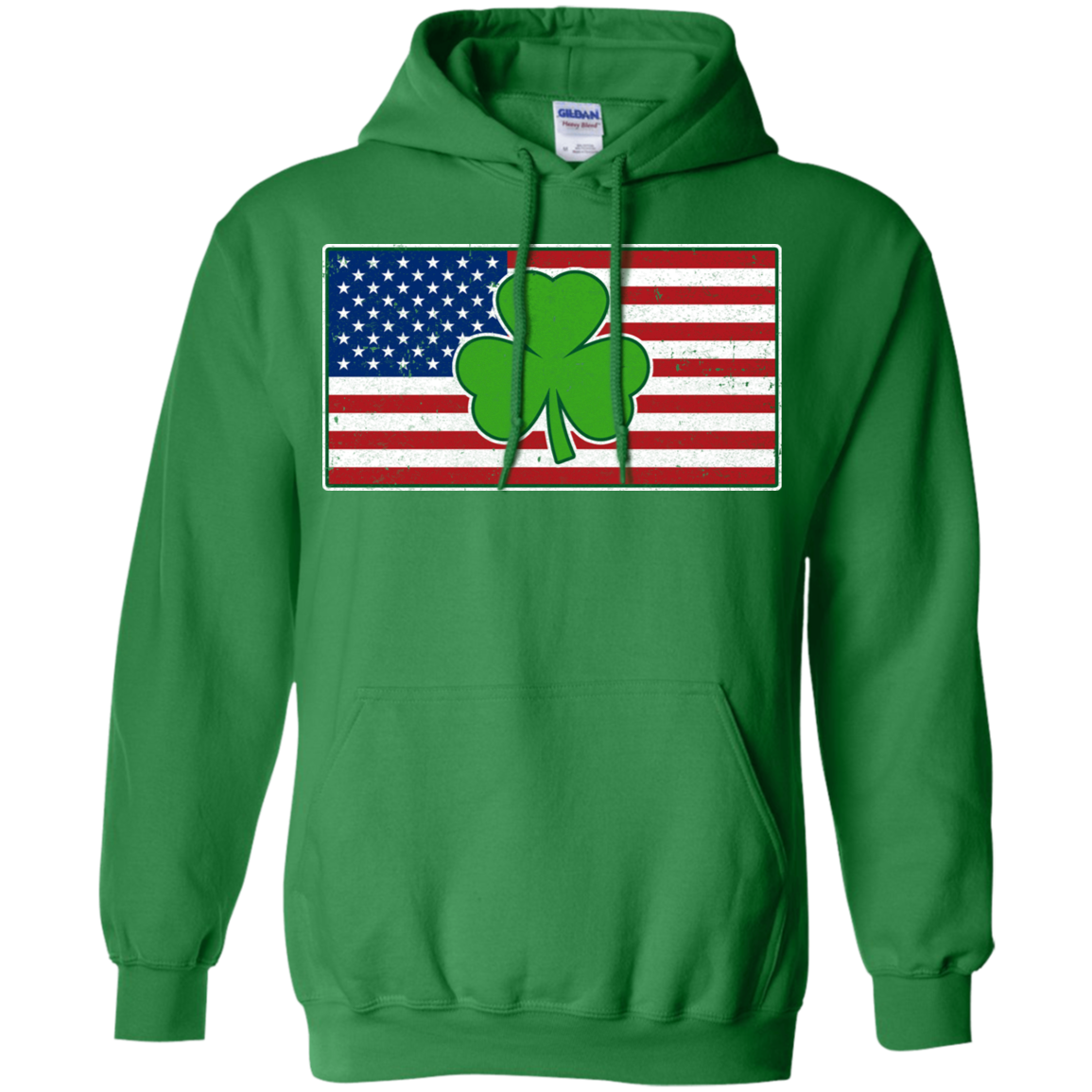 Shamrock Ireland USA Irish American Flag Gift T-Shirt & Hoodie | Teecentury.com