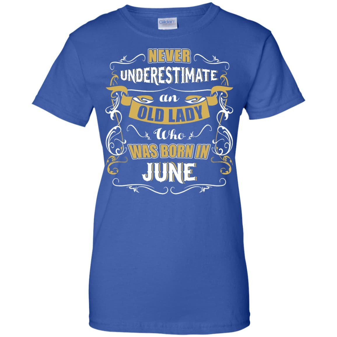 An Old Lady Who Was Born In June T-Shirt & Hoodie | Teecentury.com