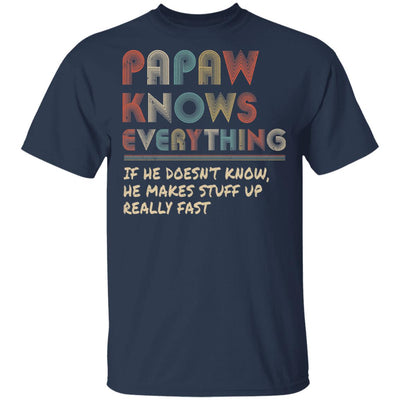 PaPaw Know Everything Vintage PaPaw Father's Day Gift T-Shirt & Hoodie | Teecentury.com