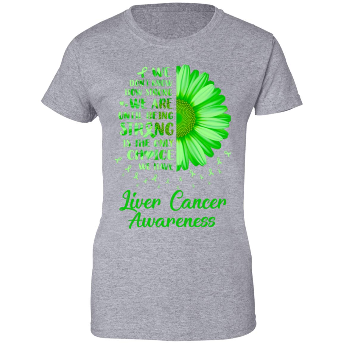 Being Strong Daisy Flower Green Liver Cancer Awareness T-Shirt & Hoodie | Teecentury.com