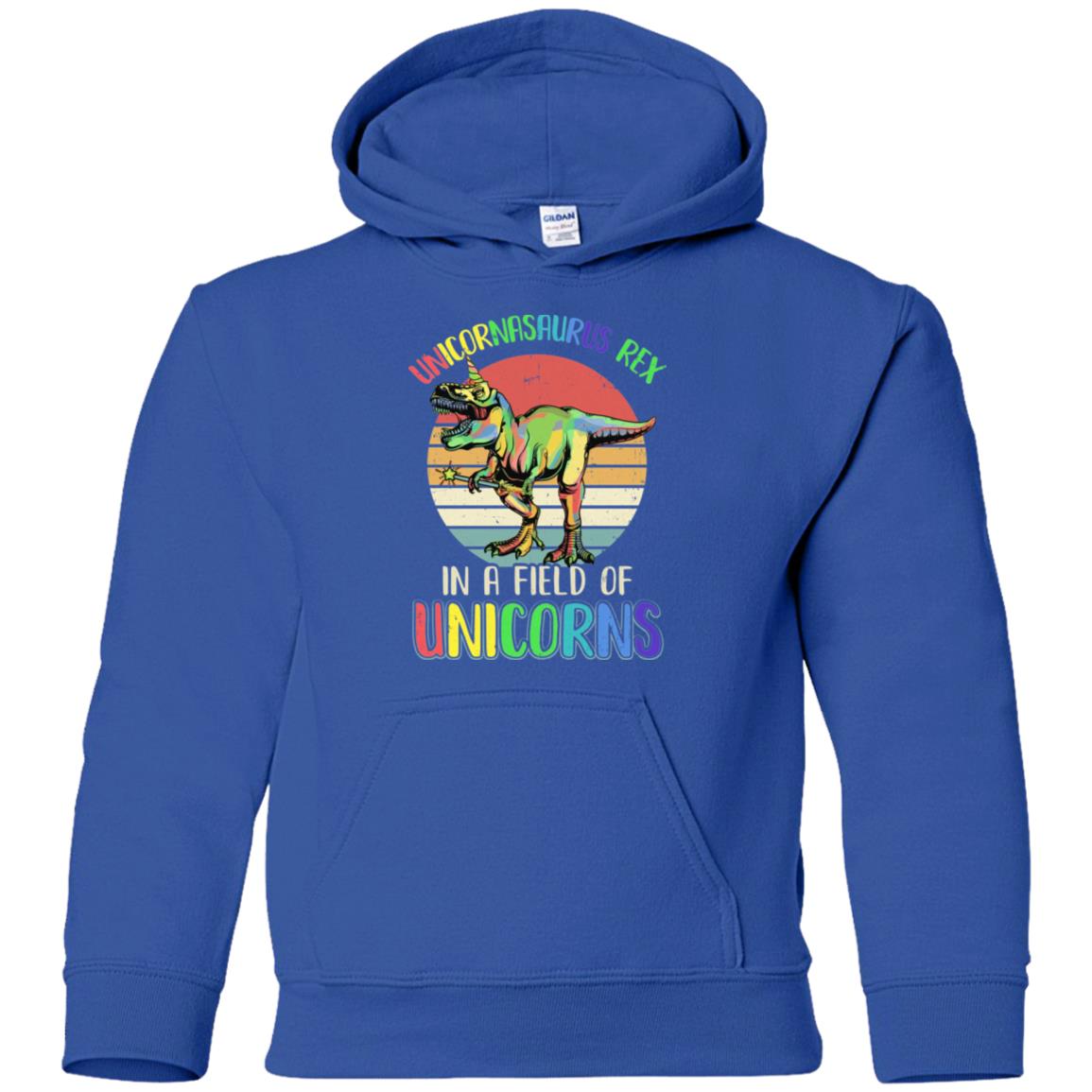 Be A Unicornasaurus Rex In A Field Of Unicorns Youth Youth Shirt | Teecentury.com