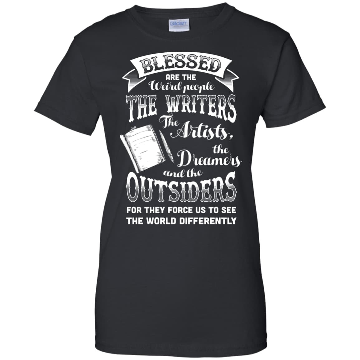 Blessed Are The Weird People The Writers T-Shirt & Hoodie | Teecentury.com