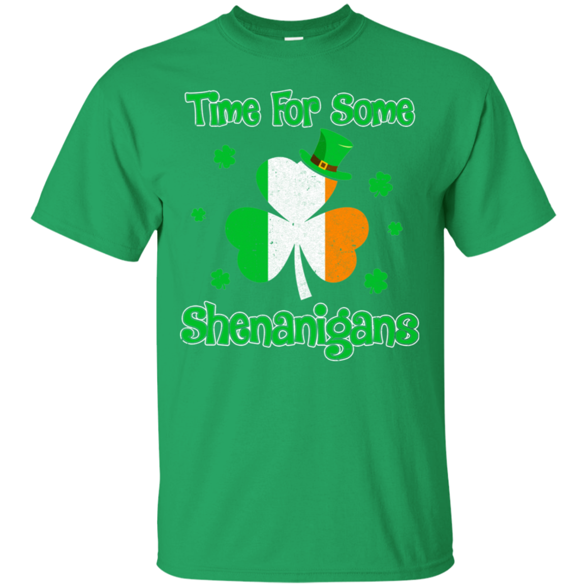 St. Patrick's Time For Some Shenanigans Funny Party T-Shirt & Hoodie | Teecentury.com