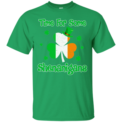 St. Patrick's Time For Some Shenanigans Funny Party T-Shirt & Hoodie | Teecentury.com