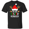 I'm The Sister Reindeer Matching Family Christmas T-Shirt & Sweatshirt | Teecentury.com