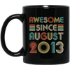 Awesome Since August 2013 Vintage 9th Birthday Gifts Mug Coffee Mug | Teecentury.com
