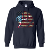 Kicker Football America Flag T-Shirt & Hoodie | Teecentury.com