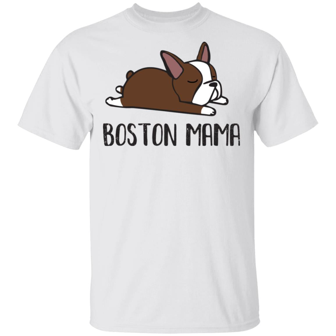 Brown Boston Terrier Mama Bostie Mom Gifts Women T-Shirt & Hoodie | Teecentury.com