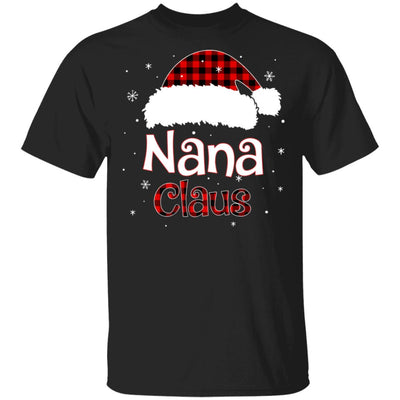 Santa Nana Claus Red Plaid Family Pajamas Christmas Gift T-Shirt & Sweatshirt | Teecentury.com