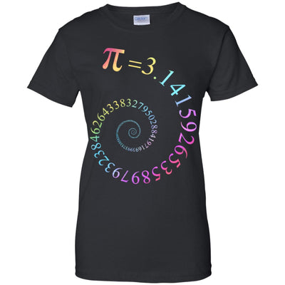 Pi Spiral Galaxy Color Math Pi Day T-Shirt & Hoodie | Teecentury.com