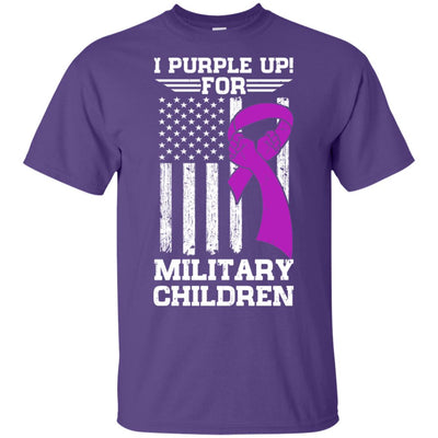 I Purple Up For Military Children Kid Child Gifts T-Shirt & Hoodie | Teecentury.com