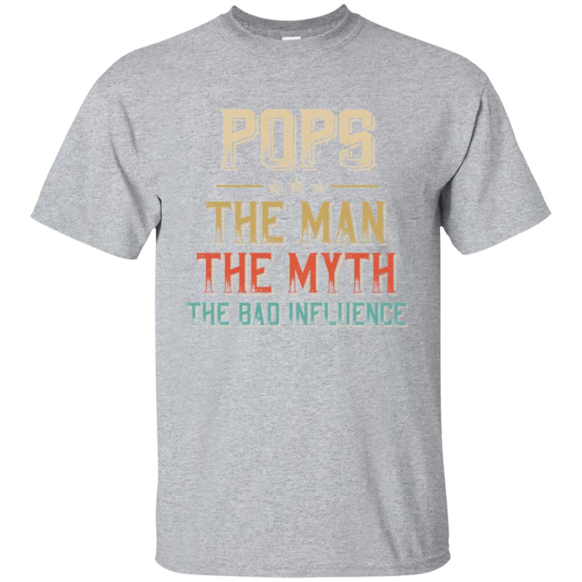 Vintage Pops The Man The Myth The Bad Influence T-Shirt & Hoodie | Teecentury.com