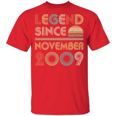 Legend Since November 2009 Vintage 13th Birthday Gifts Youth Youth Shirt | Teecentury.com