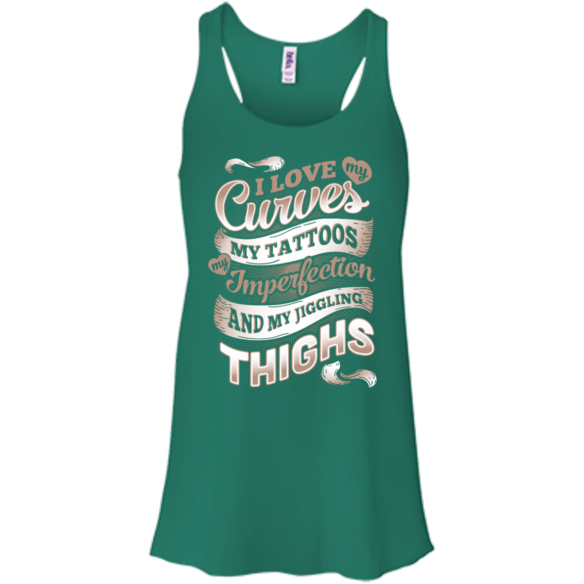 I Love My Curves My Tattoos My Imperfections T-Shirt & Hoodie | Teecentury.com