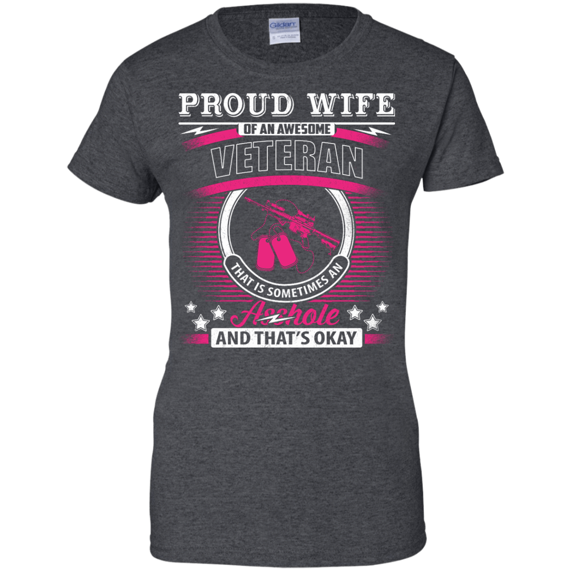Proud Wife Of An Awesome Veteran T-Shirt & Hoodie | Teecentury.com