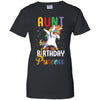 Aunt Of The Birthday Girl Dabbing Unicorn Party T-Shirt & Hoodie | Teecentury.com