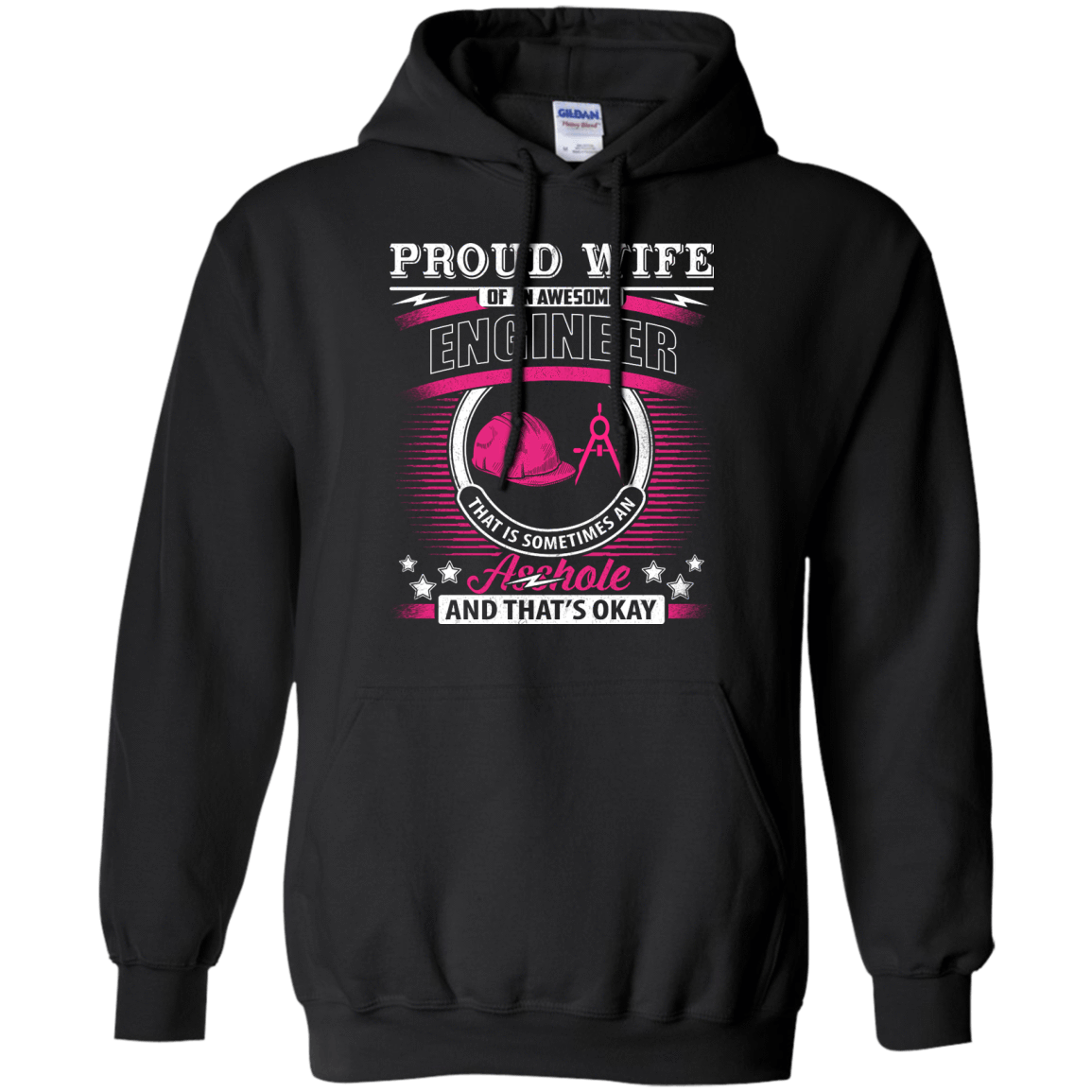 Proud Wife Of An Awesome Engineer T-Shirt & Hoodie | Teecentury.com