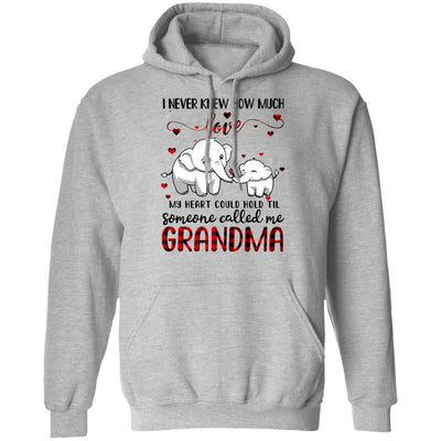 Someone Called Me Grandma Elephant Red Plaid Mother's Day T-Shirt & Hoodie | Teecentury.com