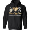 Peace Love Cure Parkinson's Disease T-Shirt & Hoodie | Teecentury.com