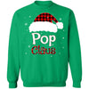 Santa Pop Claus Red Plaid Family Pajamas Christmas Gift T-Shirt & Sweatshirt | Teecentury.com