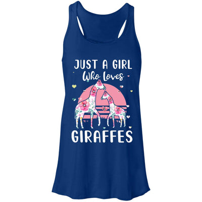 Just A Girl Who Loves Giraffes T-Shirt & Tank Top | Teecentury.com