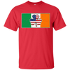 Shamrock Irish Ireland USA American Flag Gift T-Shirt & Hoodie | Teecentury.com