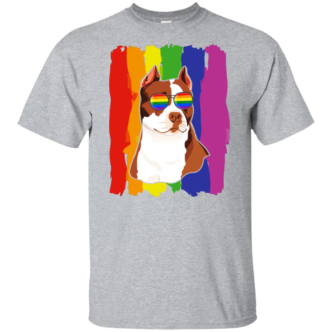 Funny Pit bull LGBT LGBT Pride Gifts T-Shirt & Hoodie | Teecentury.com