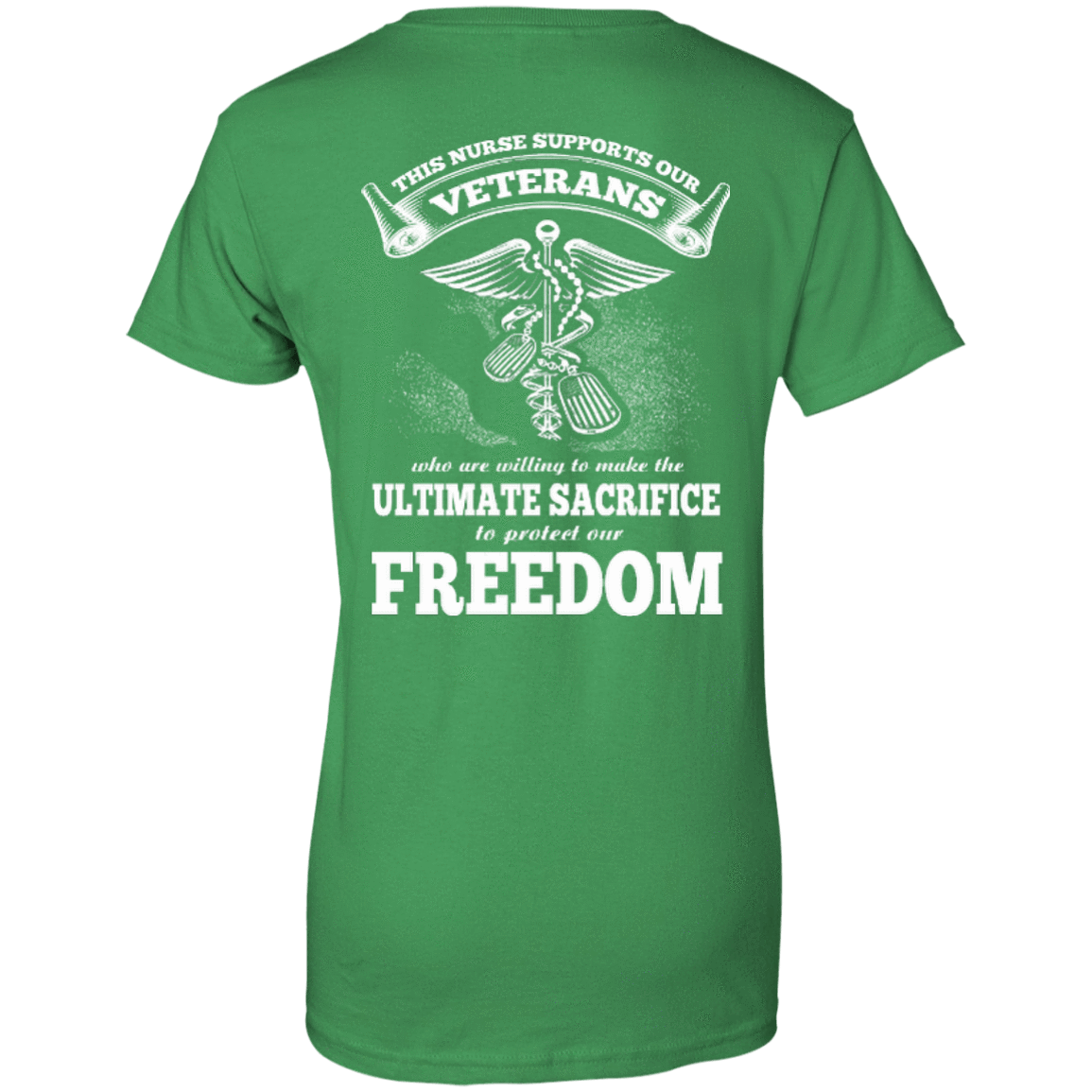 THIS NURSE SUPPORTS OUR VETERANS T-Shirt & Hoodie | Teecentury.com