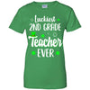 Luckiest 2nd Grade Teacher Ever Irish St Patricks Day T-Shirt & Hoodie | Teecentury.com