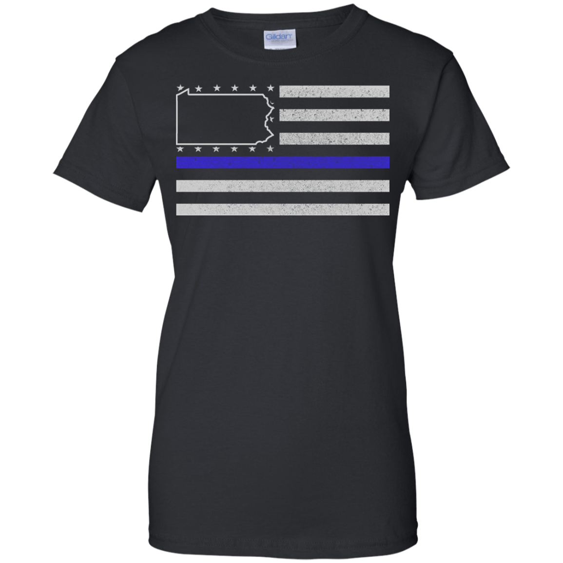 Pennsylvania Thin Blue Line Police State T-Shirt & Hoodie | Teecentury.com