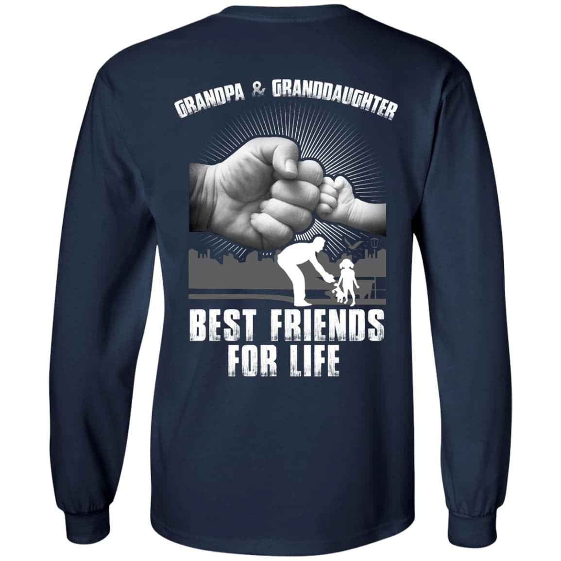 Grandpa And Granddaughter Best Friends For Life T-Shirt & Hoodie | Teecentury.com
