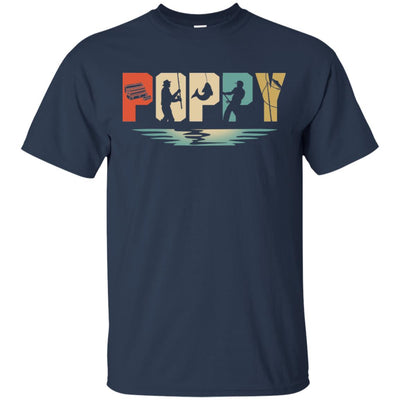 Vintage Fishing Poppy Father's Day Gift T-Shirt & Hoodie | Teecentury.com