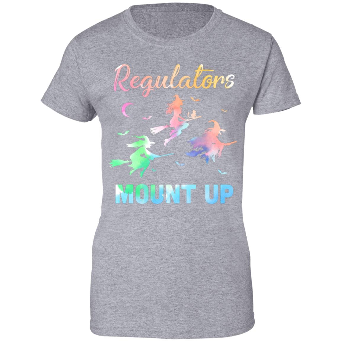 Regulators Mount Up Funny Halloween Witch For Women T-Shirt & Tank Top | Teecentury.com
