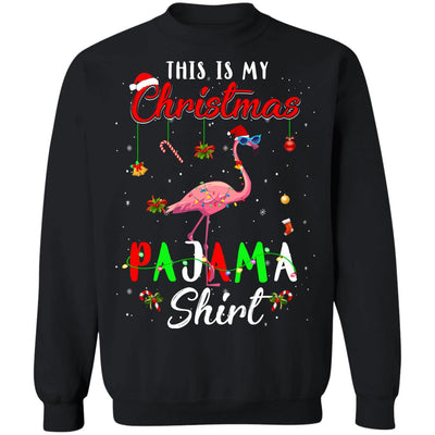 This Is My Christmas Pajama Flamingo Christmas Gifts T-Shirt & Sweatshirt | Teecentury.com