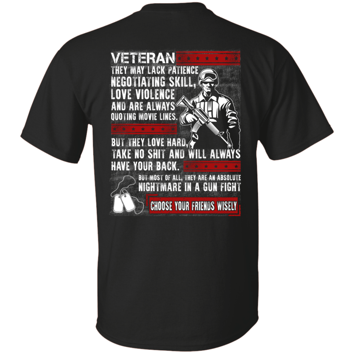 Veteran They May Lack Patience T-Shirt & Hoodie | Teecentury.com