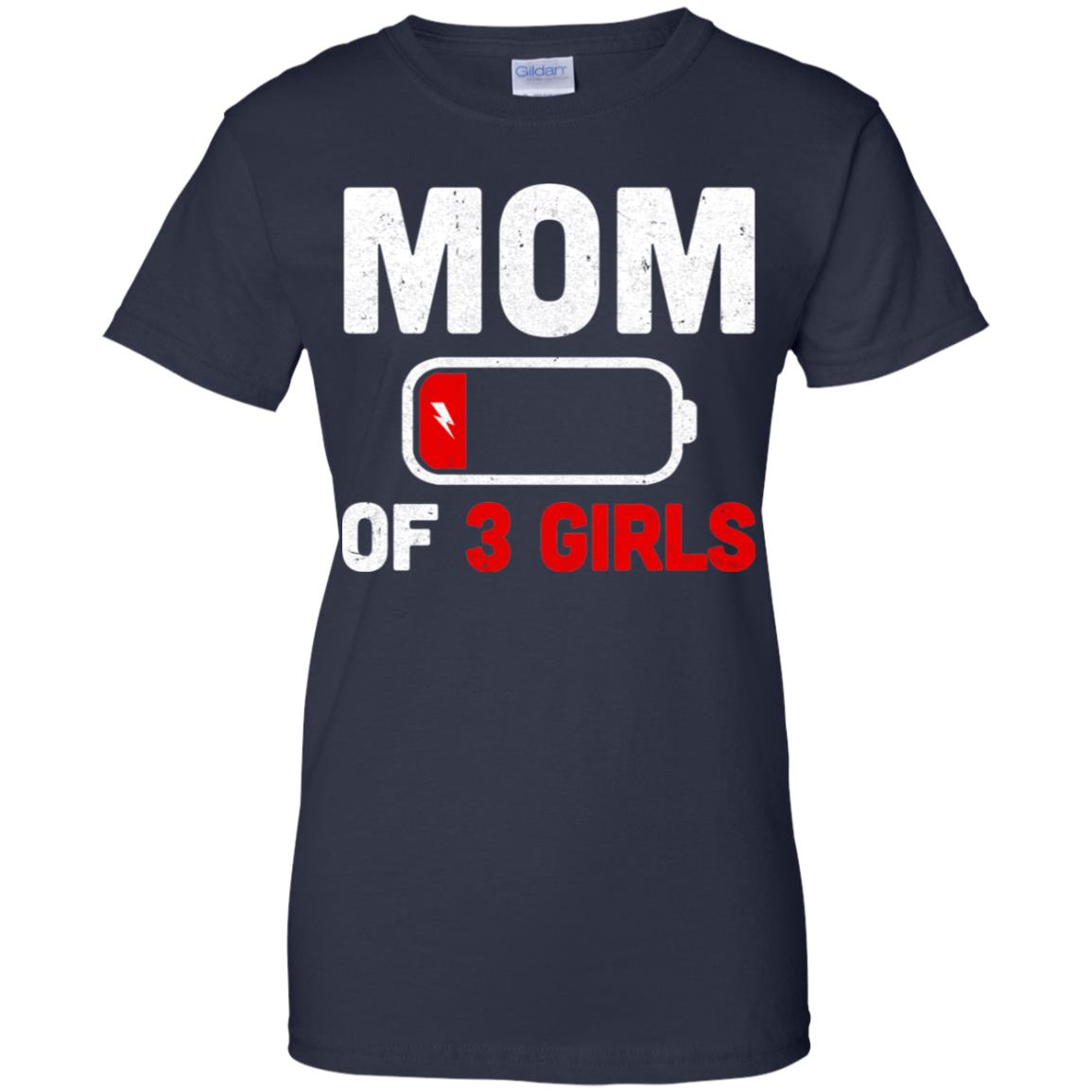Funny Mom Of 3 Girls Mothers Day Gifts T-Shirt & Hoodie | Teecentury.com