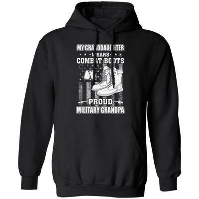 My Granddaughter Wears Combat Boots Proud Military Grandpa T-Shirt & Hoodie | Teecentury.com