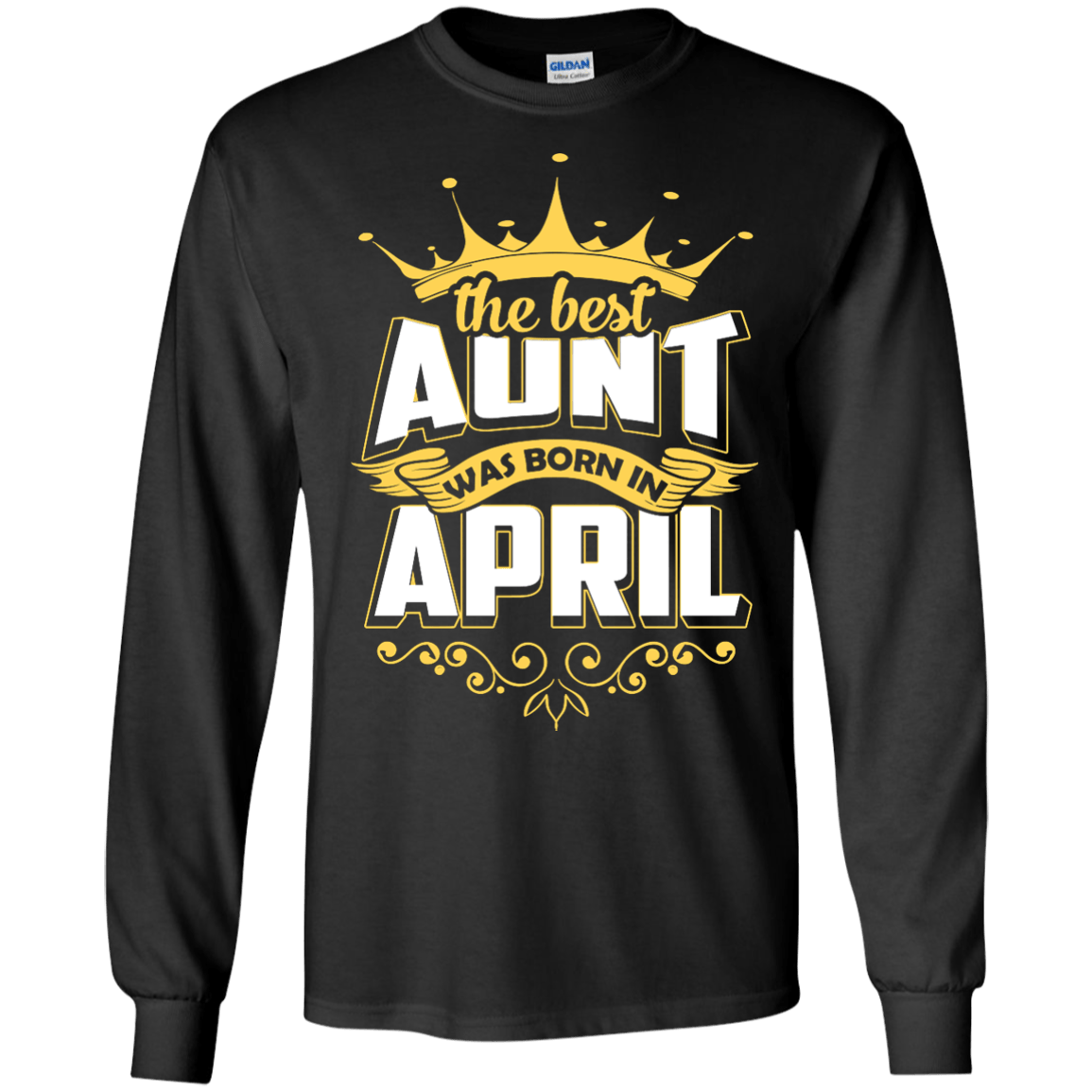 The Best Aunt Was Born In April T-Shirt & Hoodie | Teecentury.com