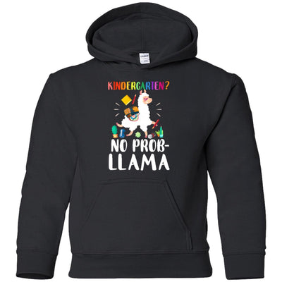 Kindergarten No Prob Llama Funny First Day Of School Youth Youth Shirt | Teecentury.com