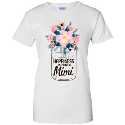 Happiness Is Being Mimi Life Flower Mimi Gifts T-Shirt & Hoodie | Teecentury.com
