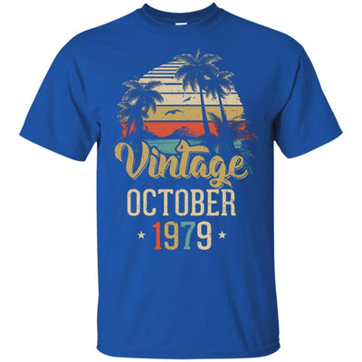 Retro Classic Vintage October 1979 43th Birthday Gift T-Shirt & Hoodie | Teecentury.com