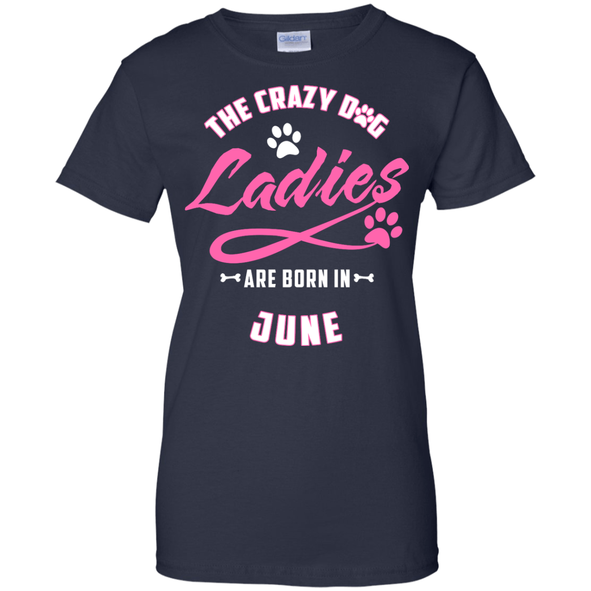The Crazy Dog Ladies Are Born In June T-Shirt & Hoodie | Teecentury.com