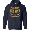 Never Underestimate An Old Man Who Was Born In February T-Shirt & Hoodie | Teecentury.com